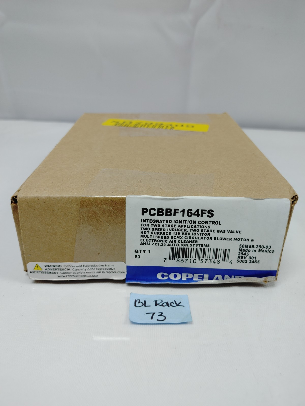 White-Rodgers PCBBF164FS Furnace Control Circuit Board