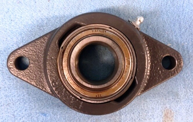 FAFNIR FLANGE MOUNT BALL BEARING, RCJT 1-3/16, 2 BOLT FLANGE