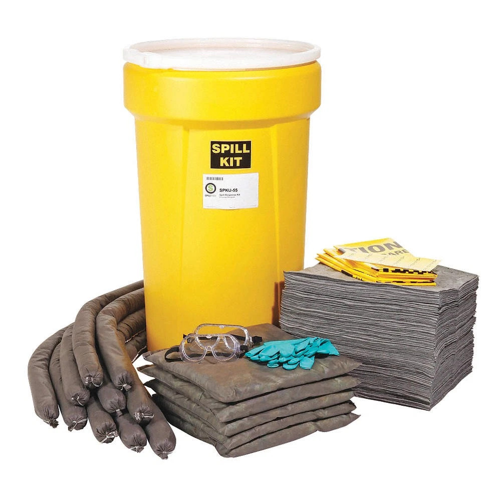 SPILLTECH SPKU-55 Spill Kit, Drum, Universal, 24″ H x 40″ W 443U12