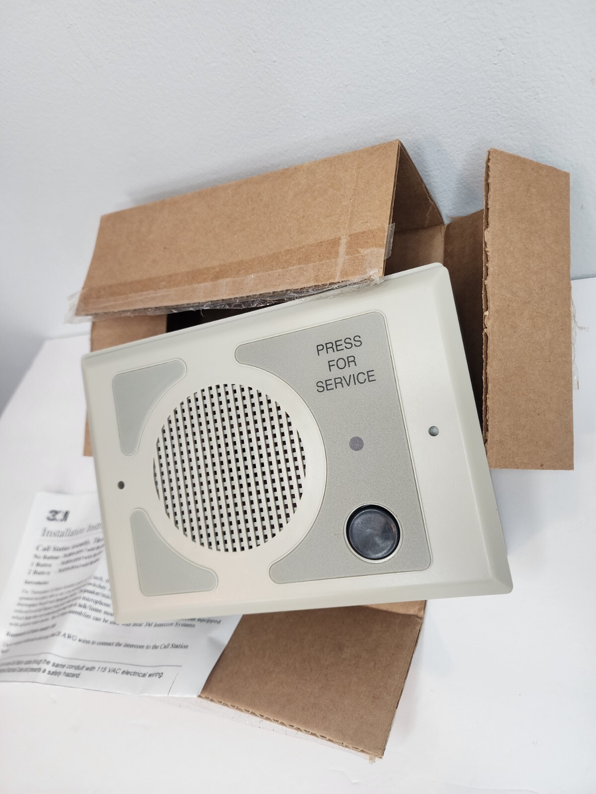 3M Brand Call Box Assembly Intercom Thermoplastic Alloy Speaker VTG