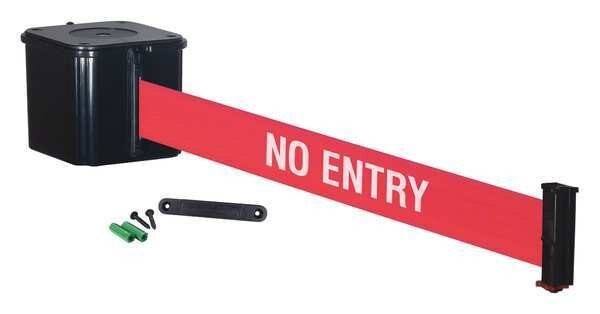 Retracta-Belt WM412SB15-NE-RE Retractable Belt Barrier, 15 ft., No Ent