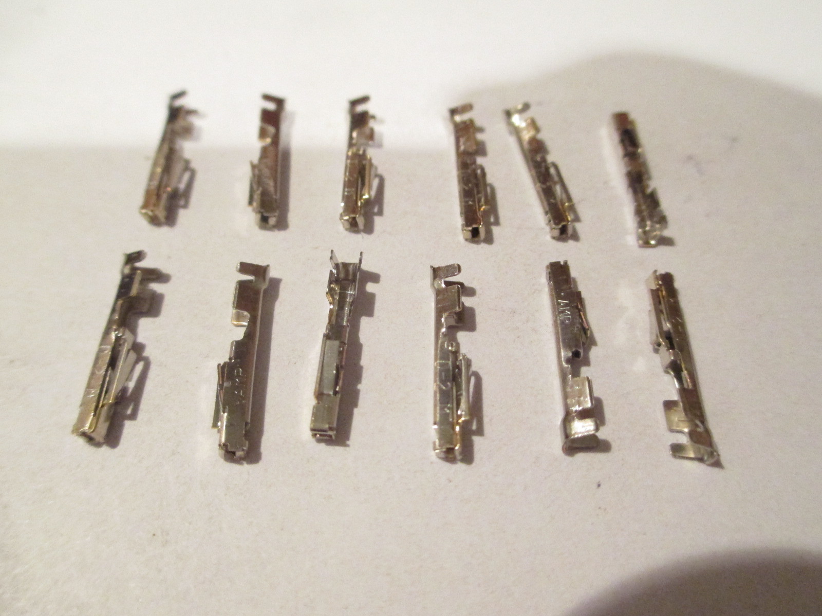 (12) X AMP CONTACT, CRIMP, SOCKET, 22-18AWG, Part # 1318107-1 TE CONNECTIVITY