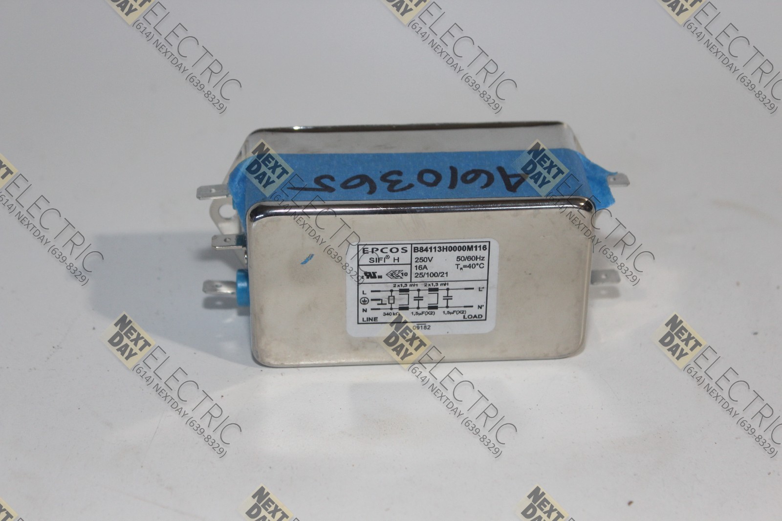 Epcos, B84113H0000M116, AC Filter Sifi 250v 15a 25/100/21 RF High Pass TDK