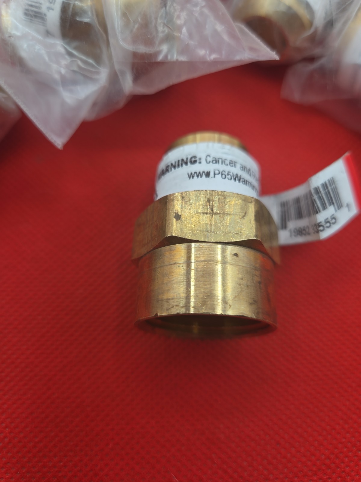 Anderson Metal 15/16″ FPT Flared x 3/4″ MPT – Brass Hex Adapter – Pack of 11