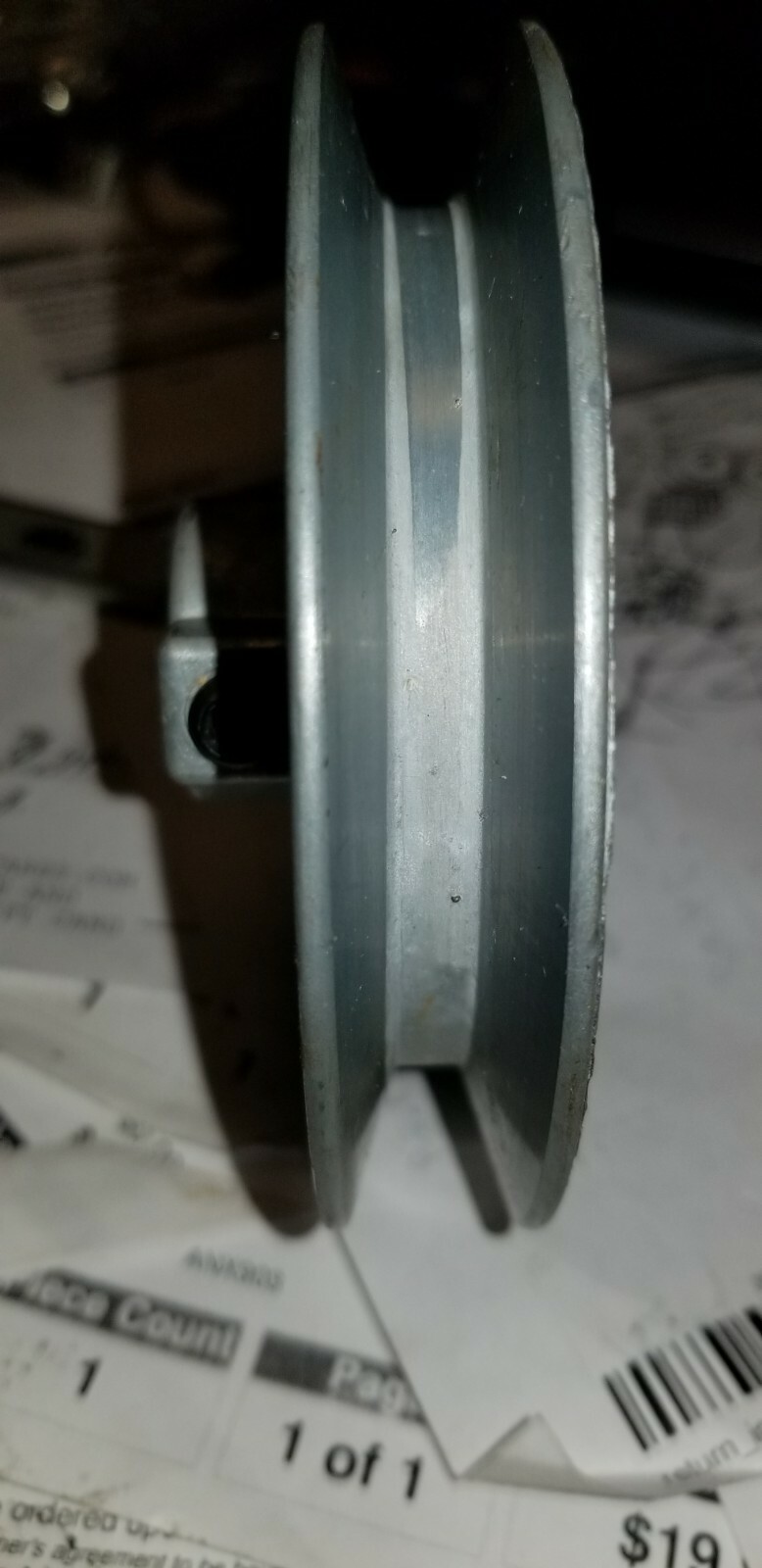 Belt Pulley 4″ OD 3/4″ ID for shaft 9/16″ width for belt Chicago Die Cast 400A