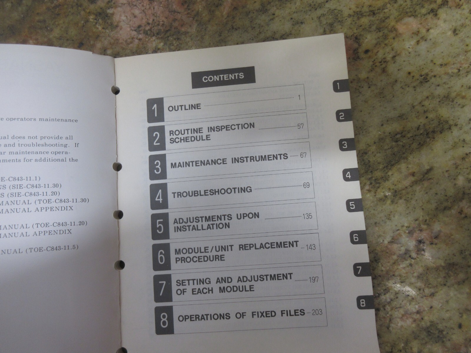 YASNAC I80 CONTROL INSTRUCTION MANUAL MAINTENANCE MANUAL CNC
