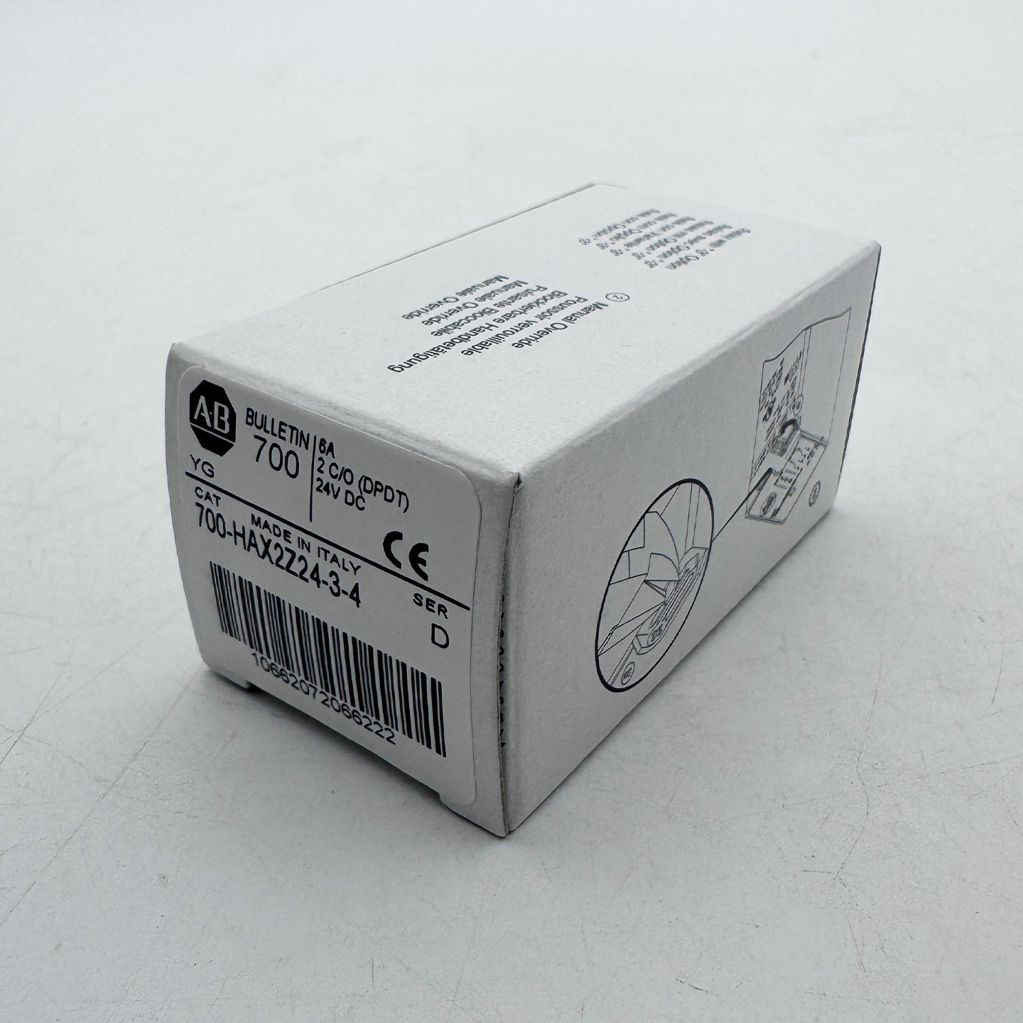 700-HAX2Z24-3-4 GP Tube Base Relay New Original 700HAX2Z2434