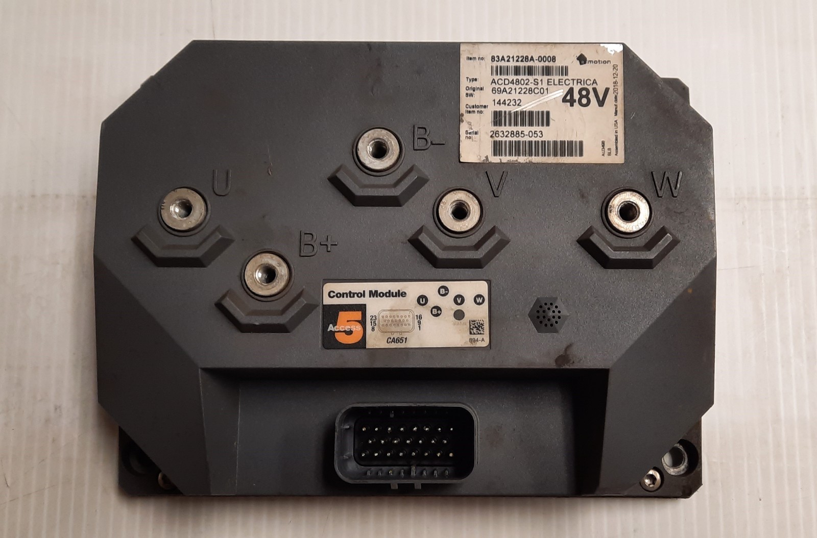 Access 5 CA651 83A21228A-0008 ACD4802-S1 Electrica 48V Control Module