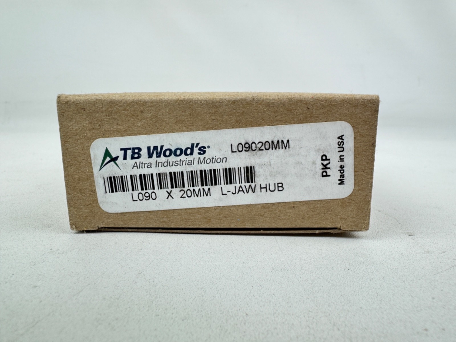 TB WOOD’S L09020MM Jaw Coupling Hub,20mm,Sintered Iron 1CXR7