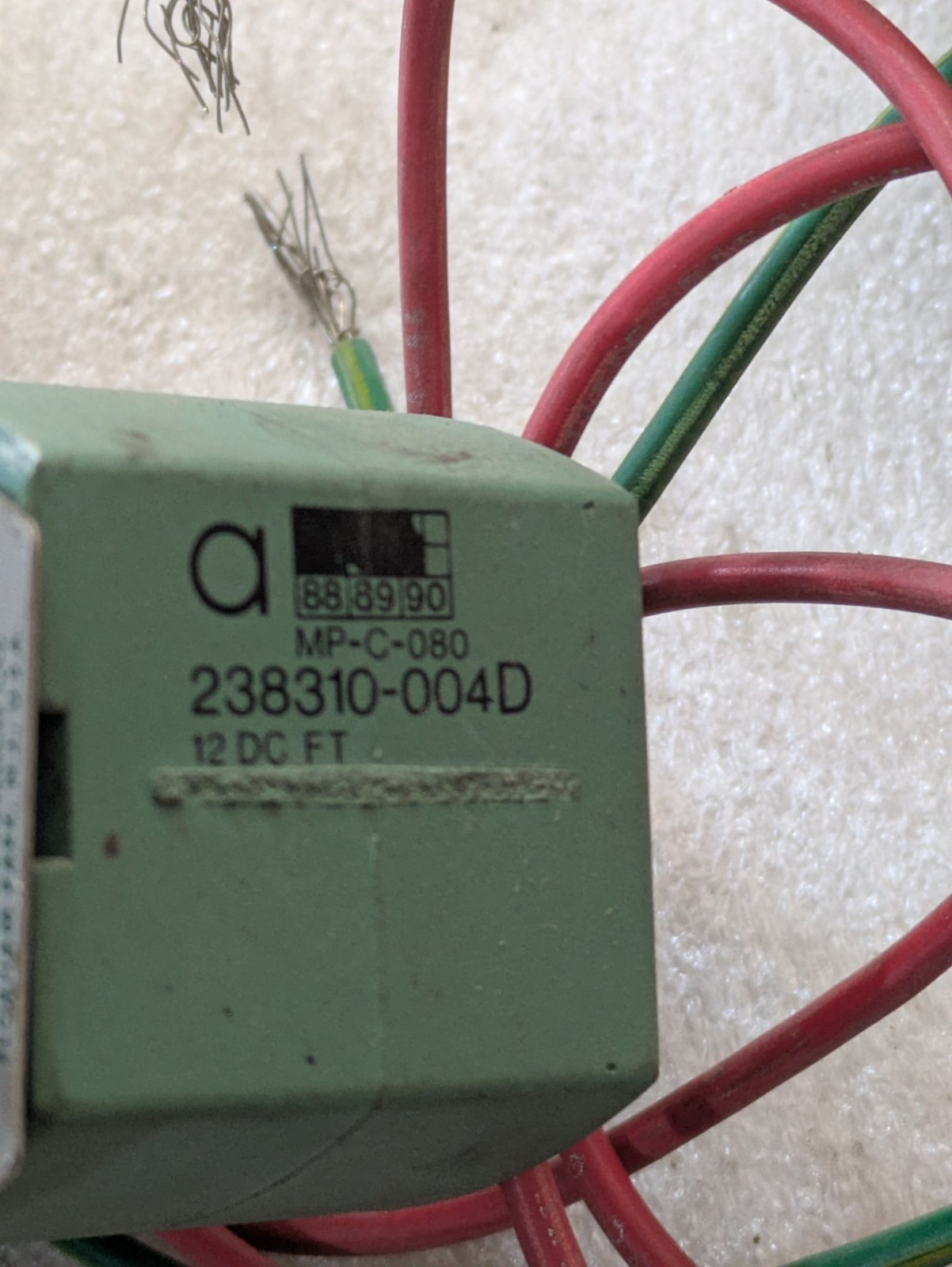 ASCO 8262G14 Red Hat Solenoid Valve 1/8 NPT 12VDC 10.6W 150PSI Industrial OEM
