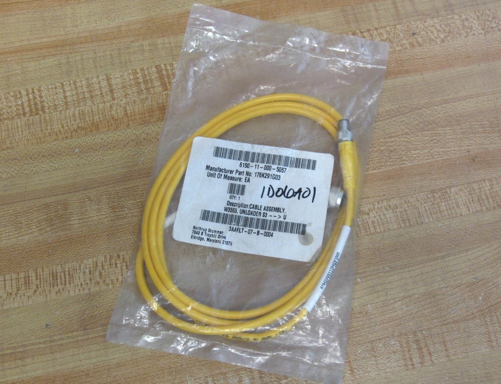 Northrop Grumman 97942ASSY176K291G03 Cable Assy 6150-11-000-5057