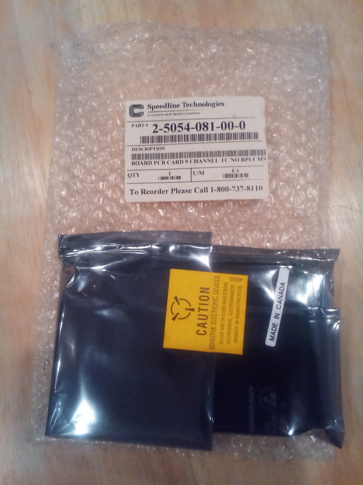 Speedline Technologies Teknor Low Level Signal Conditioner 2-5054-081-00-0