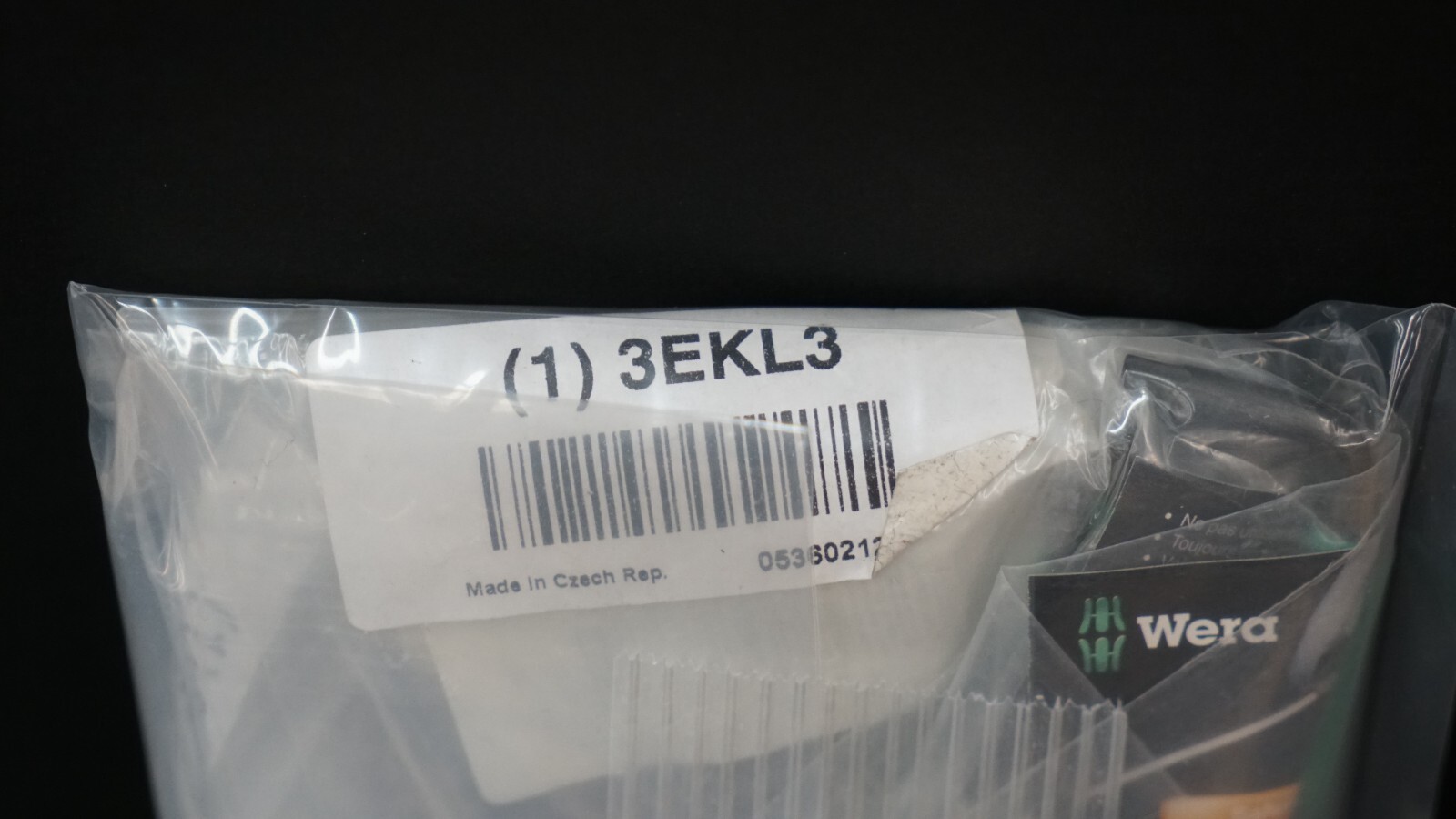 Wera 950 SPKL Ball End Hex Key, 1/8″ L-Key, Green (QTY 12)