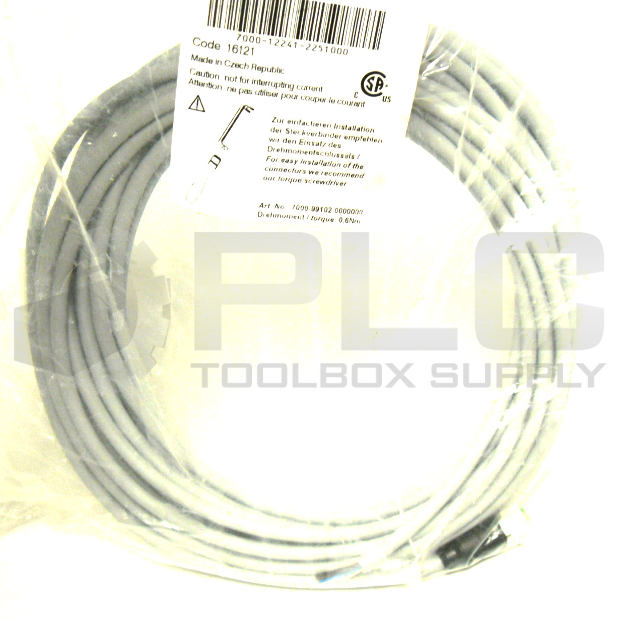 NEW SEALED MURR ELEKTRONIK 7000-12241-2251000 FEMALE CONNECTOR STRAIGHT W/CABLE
