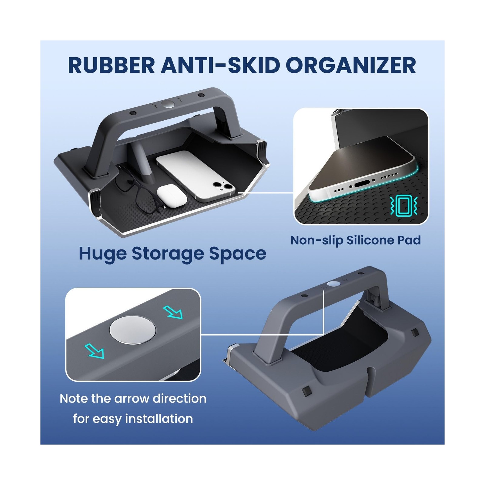 for Model Y Juniper Under Screen Storage Organizer 2025-2026 Upgrade, Model 3…