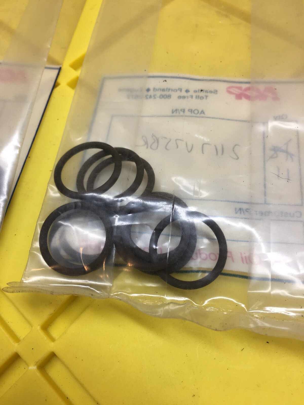 Air Oil Products AOP O-Ring Lot, 2027V75BR, 2113V75BR, 28774113, 2117V75BR.. New