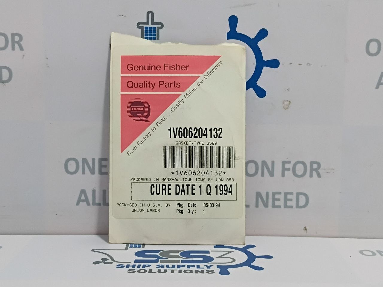 Genuine Fisher 1V606204132 Gasket Type 3580 (Lot of 10Pcs)