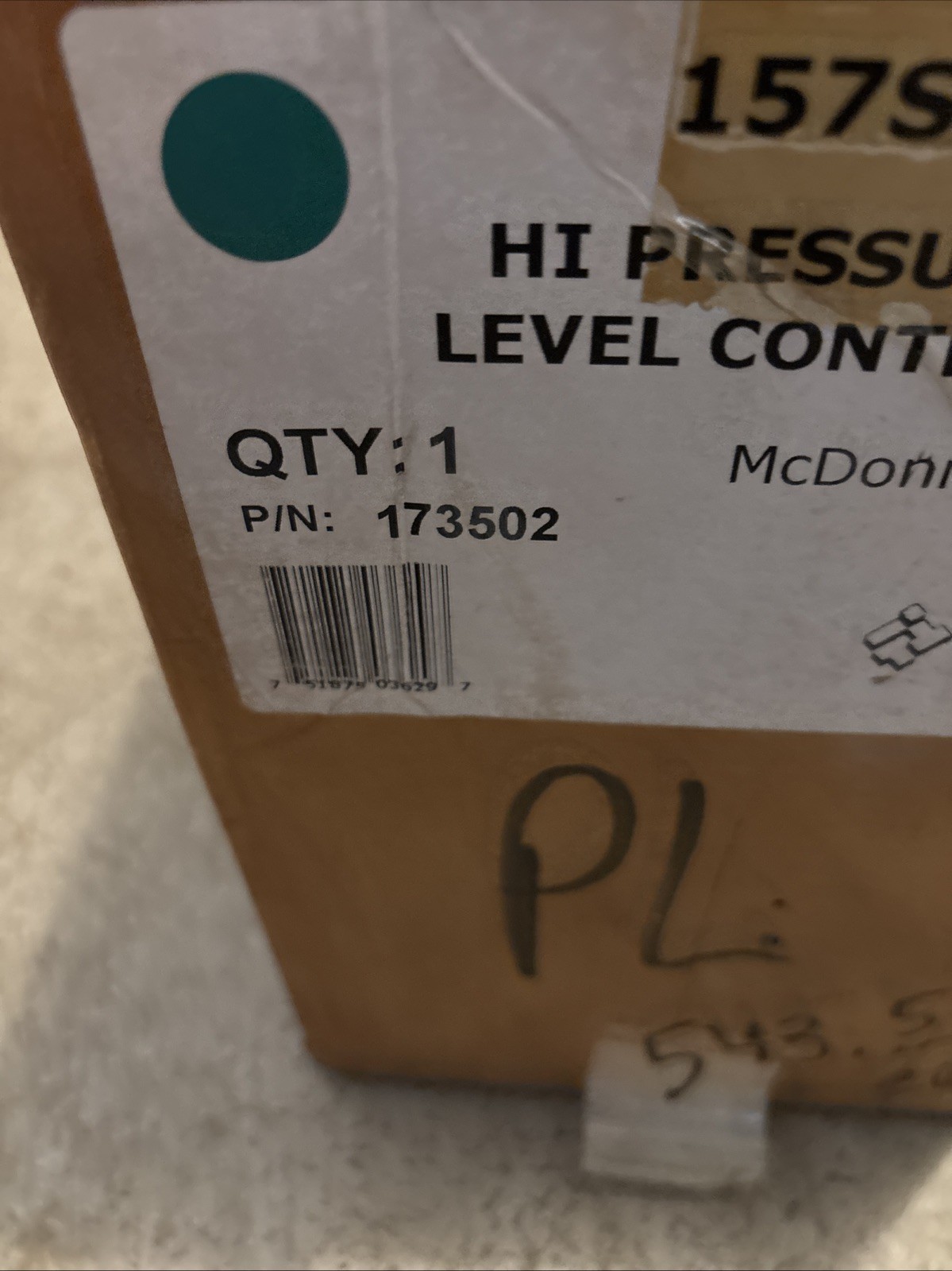 McDonnell & Miller 173502 1/2″ Float Type LWCO Pump Controller Water Column