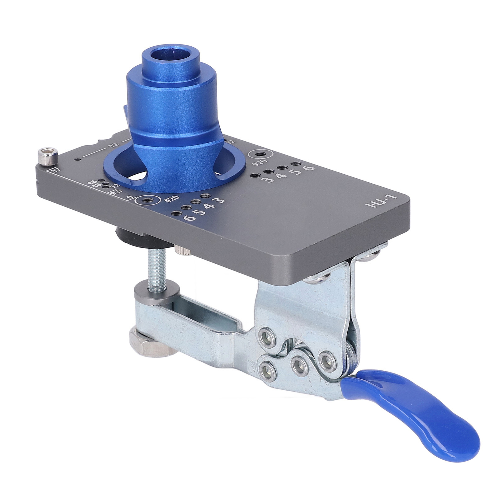 Multifunctional Aluminum Alloy Hinge Hole Drilling Jig for Woodworking