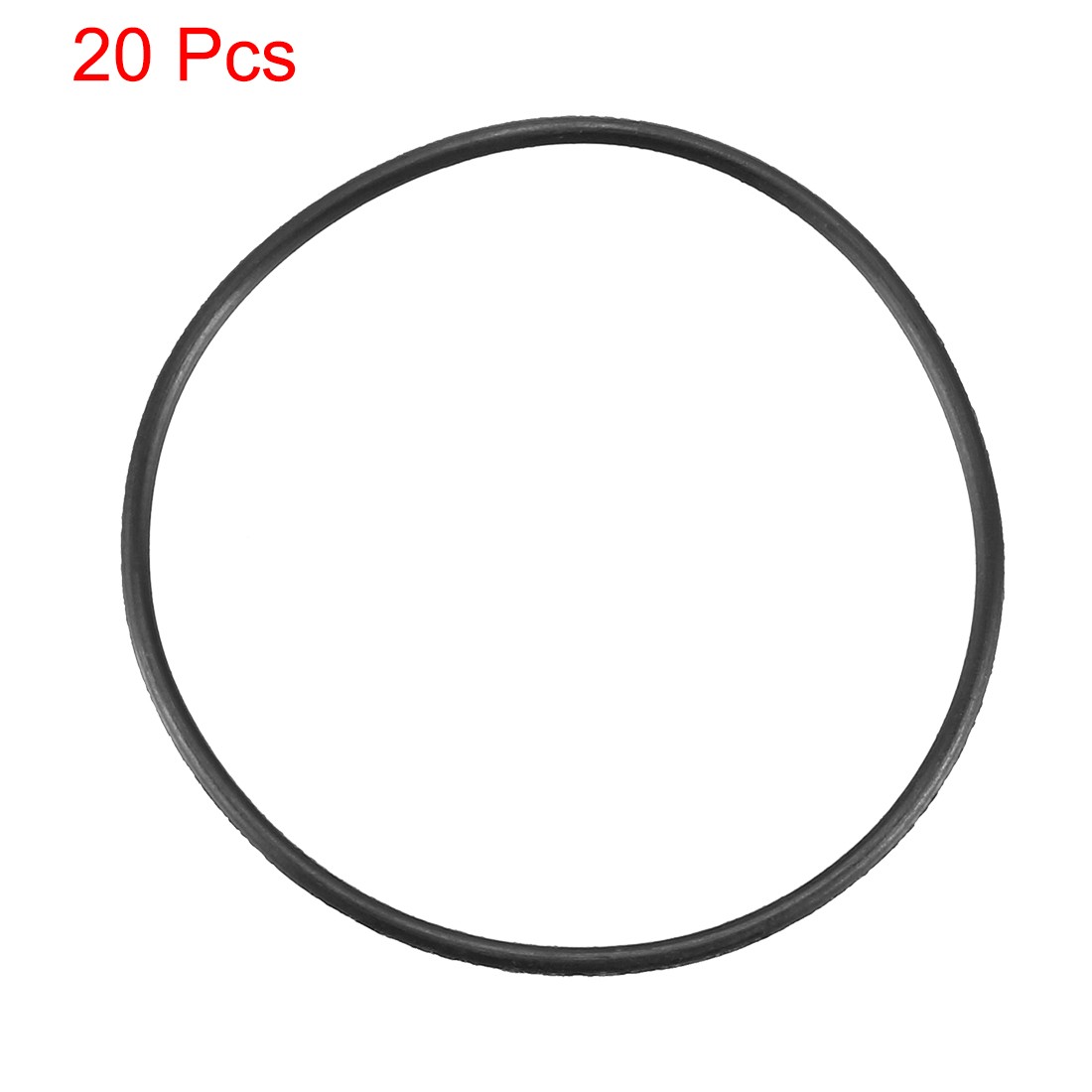 20Pack 30mm OD 1mm Thick Black Rubber O Ring Seal Washer Replacement