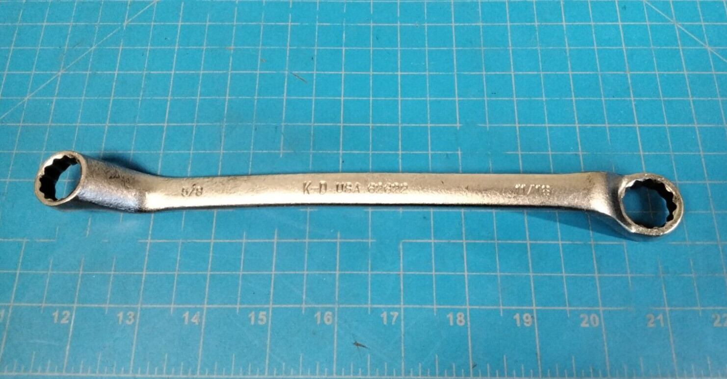 K-D 62622 Double Box-End Wrench 5/8 X 11/16