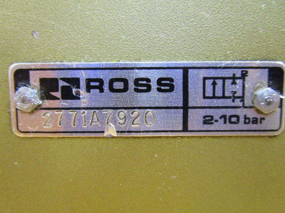 Ross 2771A7920 Valve Base Only
