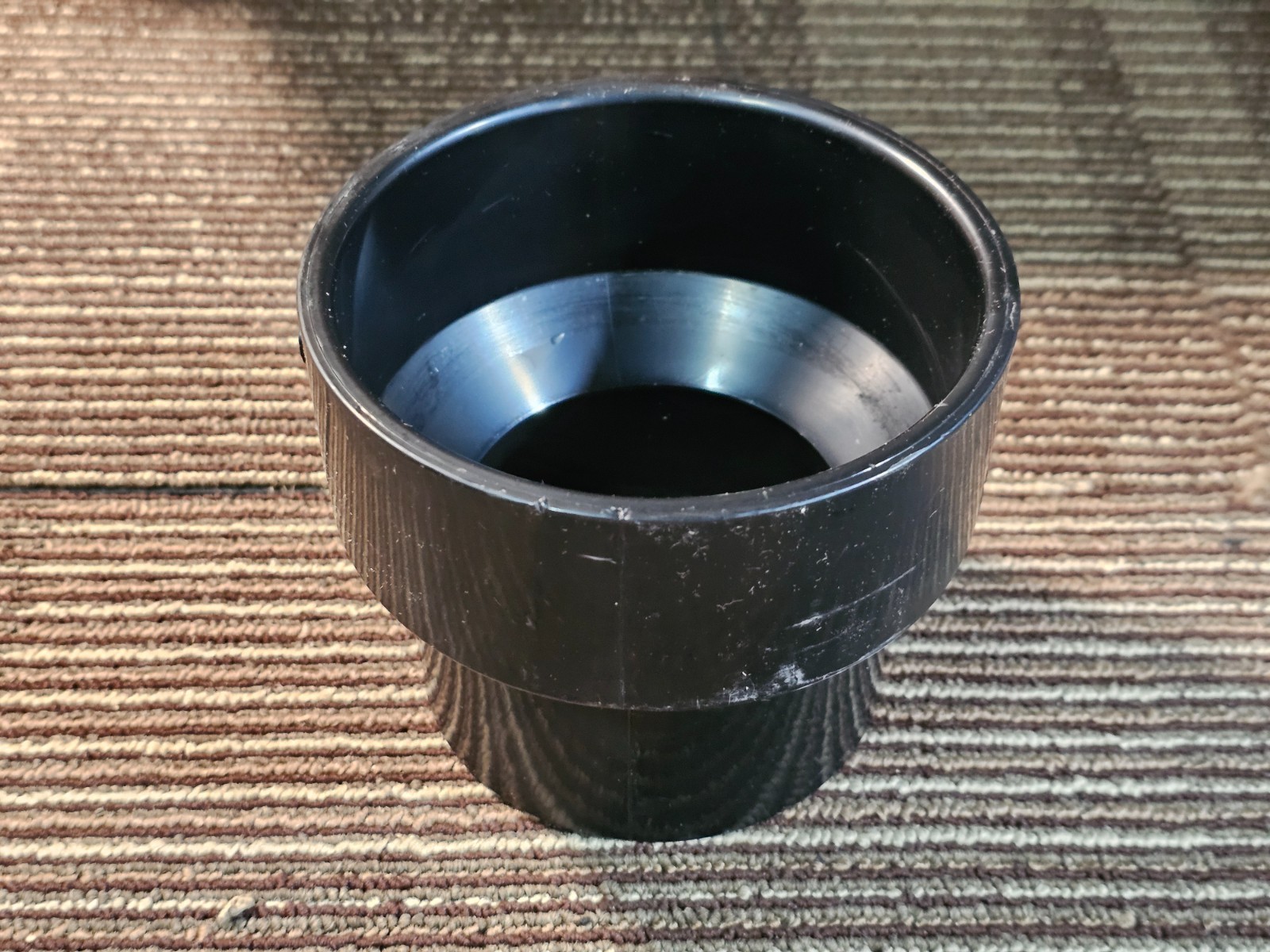 (QTY 10) NIBCO I010000 5801 4″ x 3″ Hub x Hub ABS DWV Reducing Coupling, Black