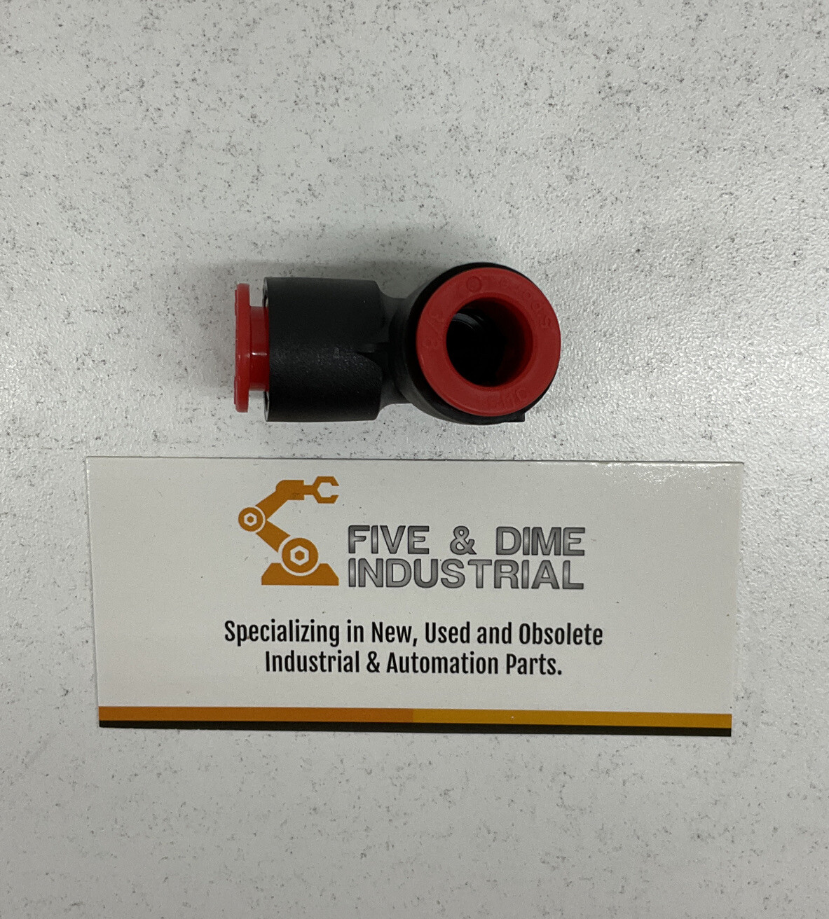 SMC KQL11-00 Lot of 9 One Touch Union Elbow Fittings 90Deg 3/8″ Tube GR162