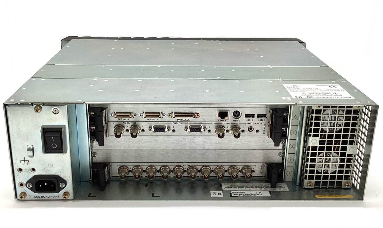 Motorola Arris TMX-2010 Transport Multiplexer w/ ROM-STD and RIM-ASI modules
