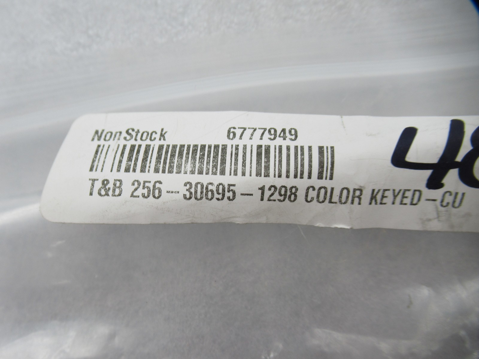 ABB Thomas Betts 256-30695-1298 Copper Compr Connector Color Code Yellow *48pc