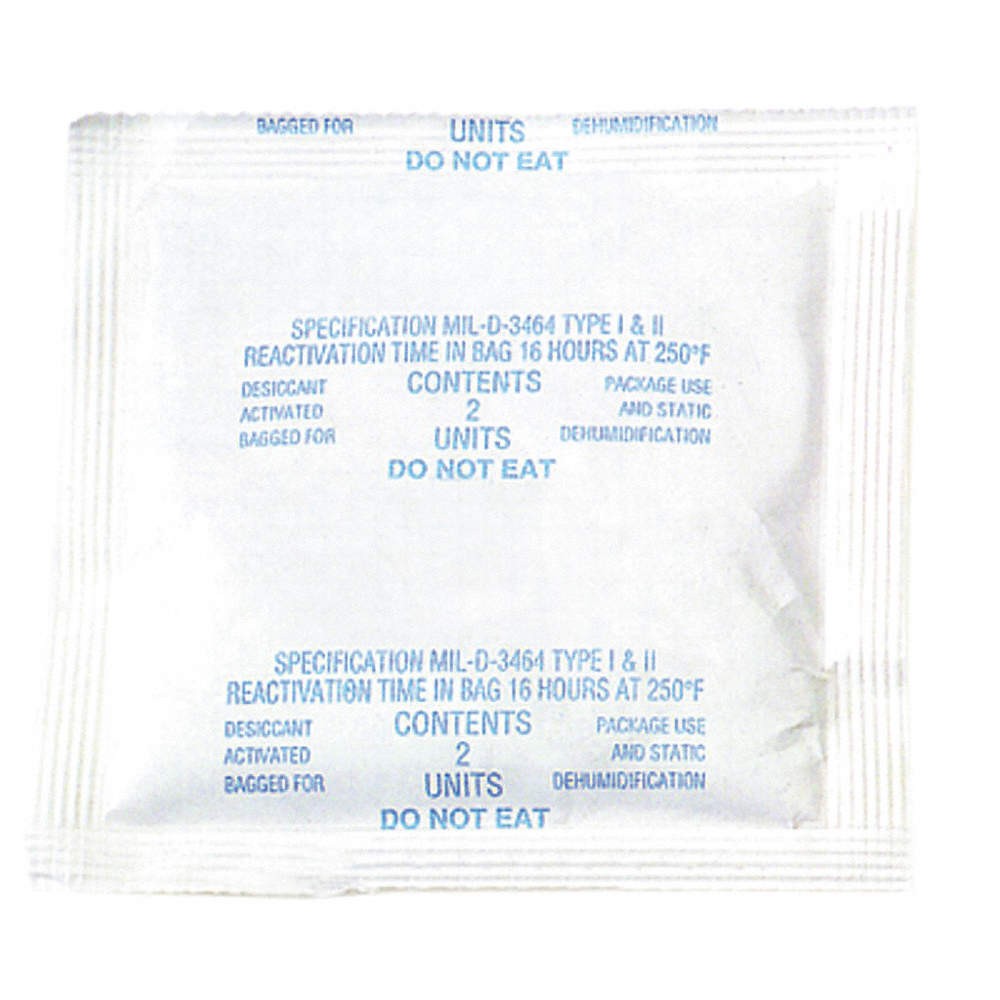 SCS 2PLDES150 Desiccant Bag,Tyvek Bags,PK150 20FX11