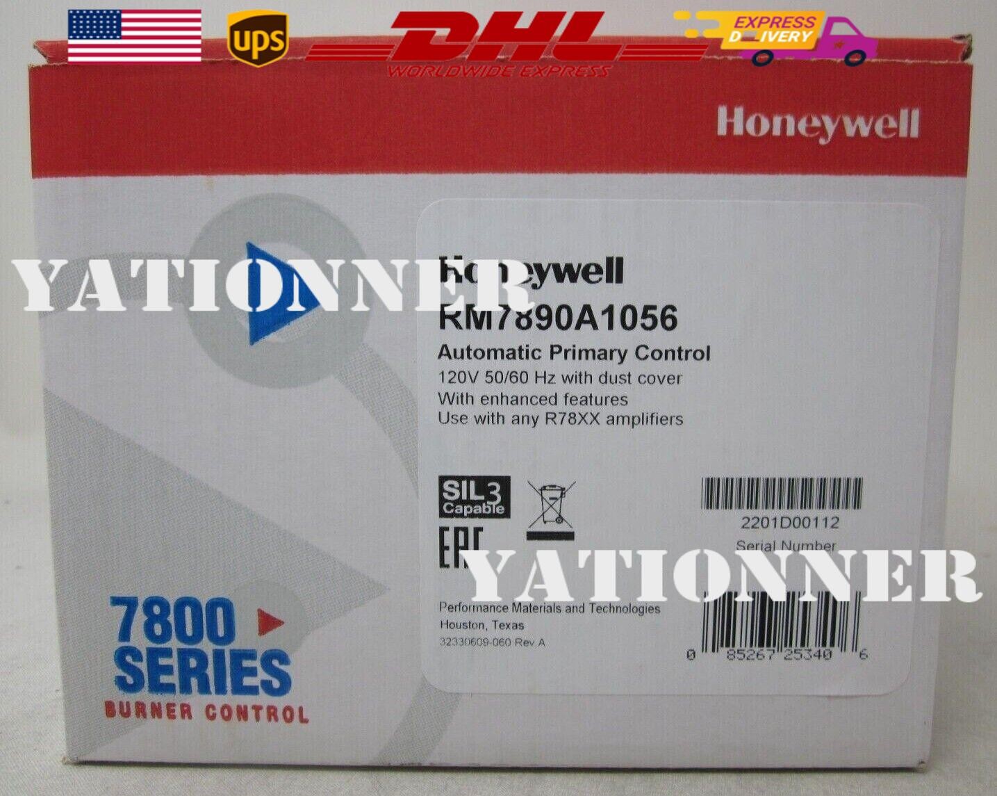 One Honeywell RM7890A1056 RM7890 A 1056 Controller new Free Shipping