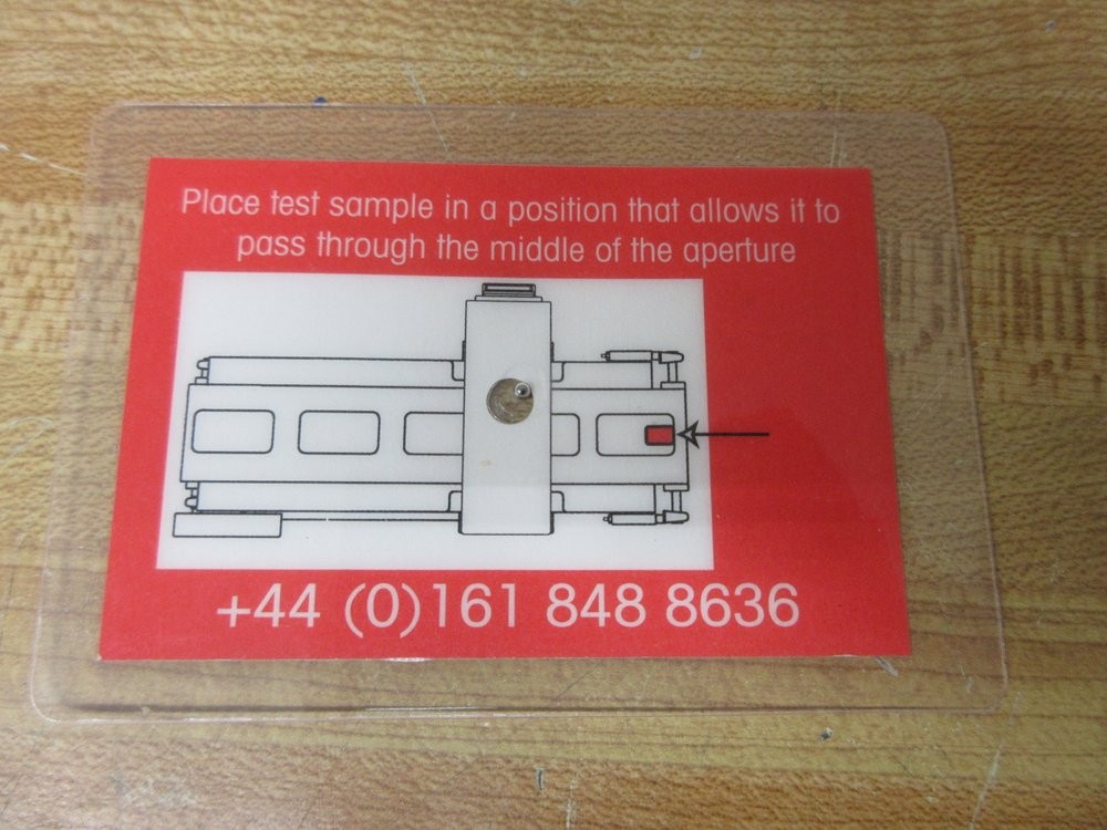 Mettler Toledo TC10180FE Safeline Metal Detection Test Card TC1 1.8MM FE
