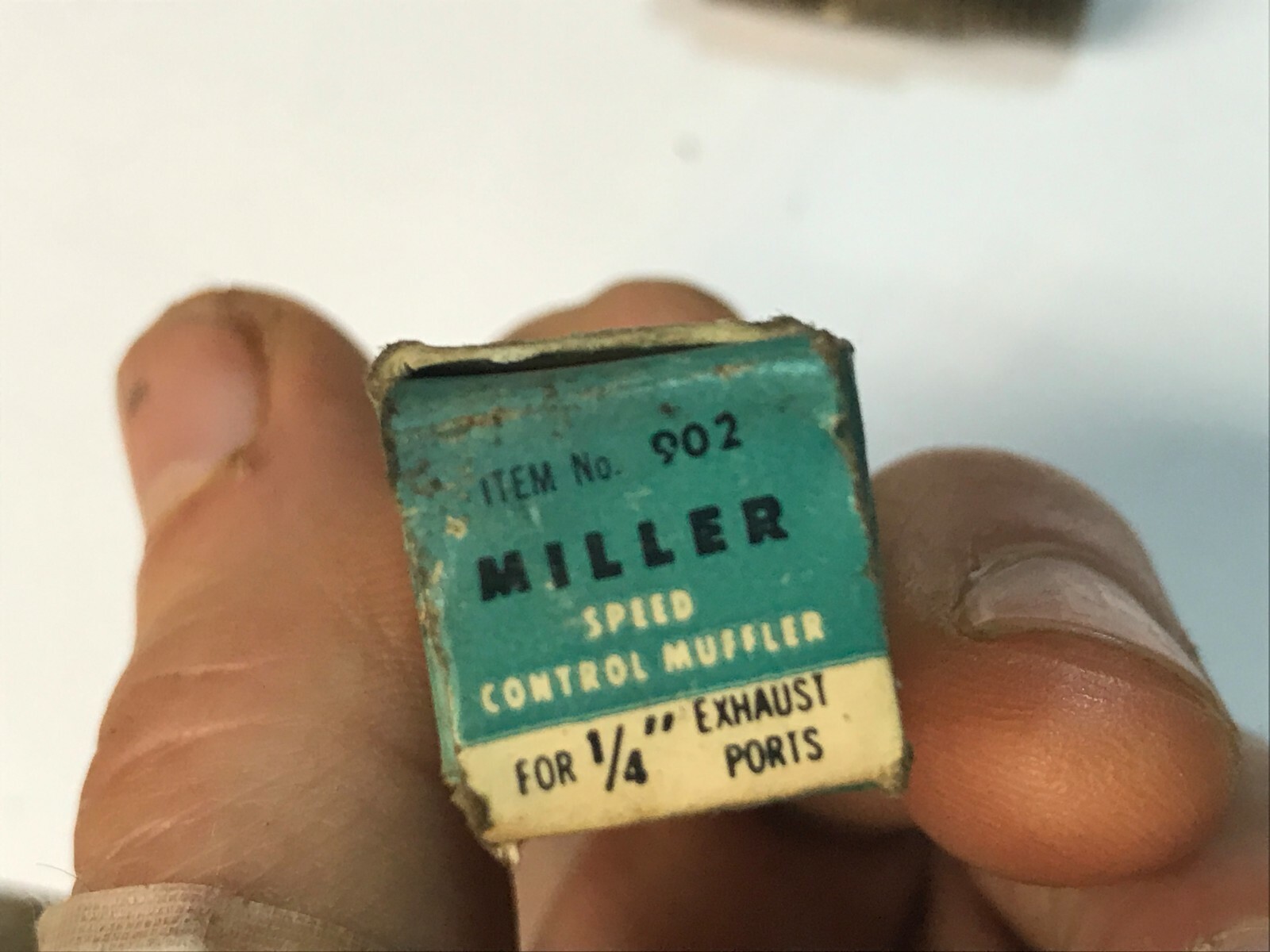VINTAGE MILLER FLUID POWER FOR 1/4″ PORTS SPEED CONTROL MUFFLER MADE IN USA
