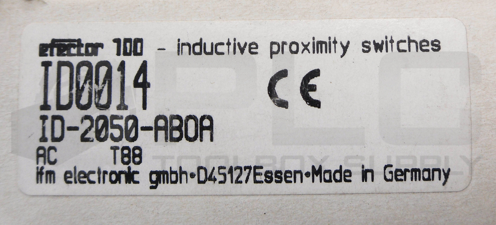 NEW IFM ELECTRONIC ID-2050-ABOA INDUCTIVE SENSOR 20-250V AC/DC ID0014 *READ*