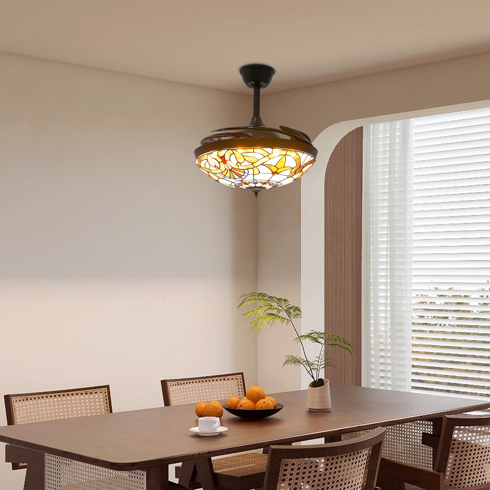 Ceiling Fan Light, 42Inch Ceiling Fan Light, Ceiling Fan Light W/ Remote Control