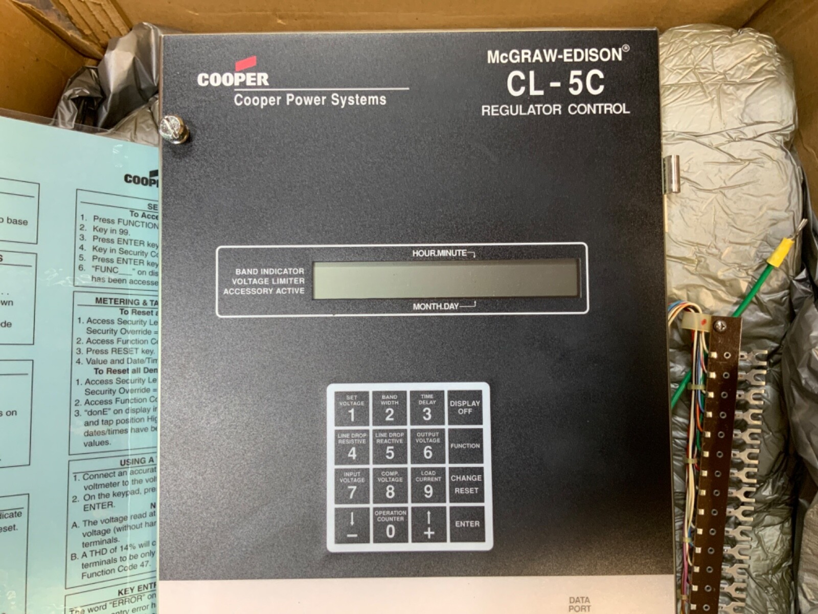NEW COOPER POWER SYSTEMS CL-5C MCGRAW EDISON REGULATOR CONTROL