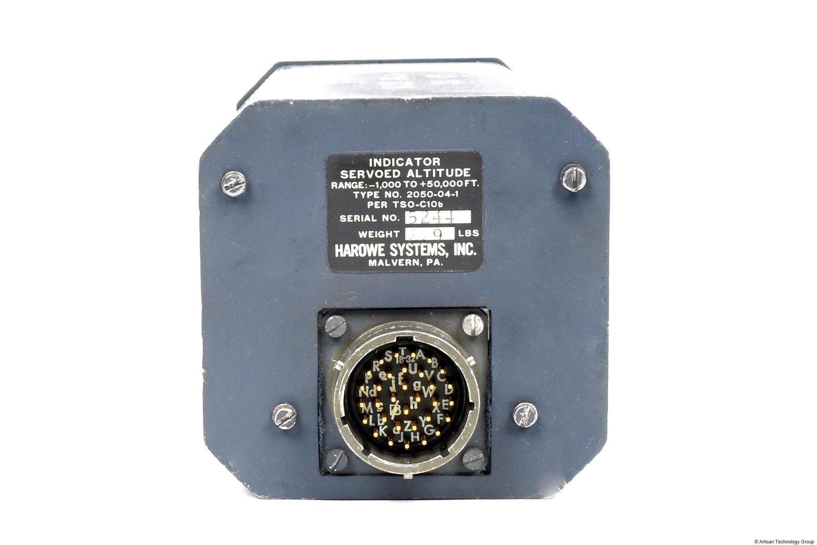 Harowe Servo Controls 2050-04-1 Primary Altimeter