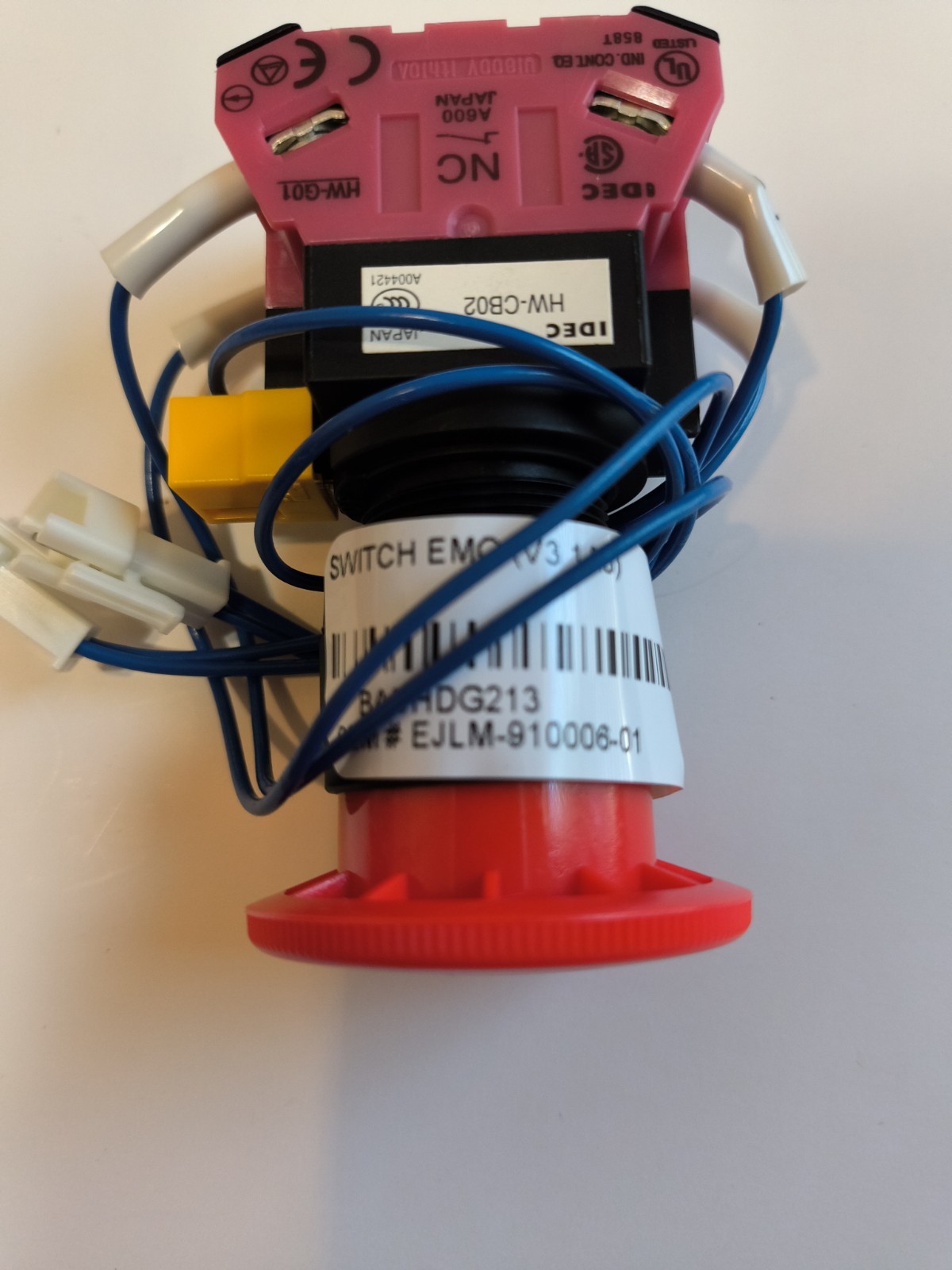 Disco DFG/DAD Series Emergency Stop Switch (EMO) EJLM-910006-01 DFG8340 DFG8540