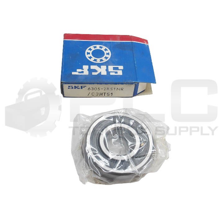 NEW SKF 6305-2RS1NR/C3HT51 RUBBER SEALED BALL BEARING