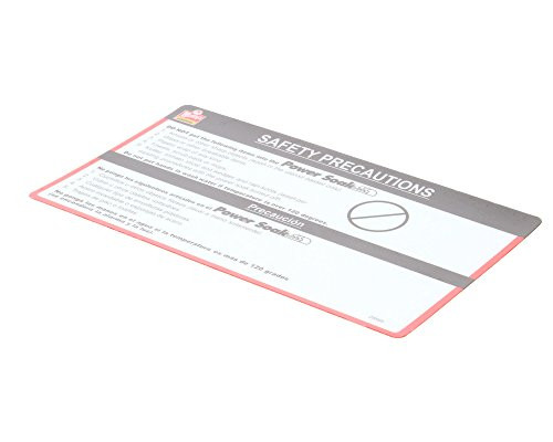 Decal Safety Power Soak Systems 29595 for Power Soak Systems POW29595