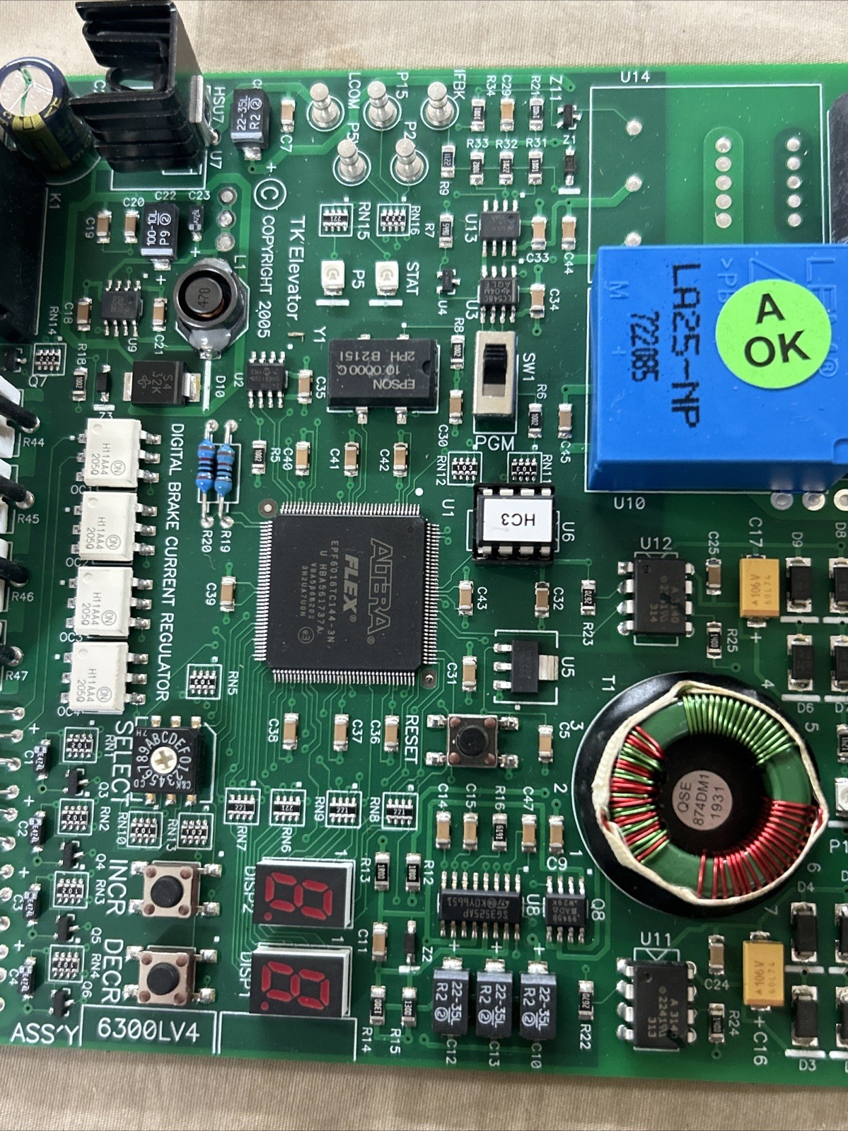 ThyssenKrupp TKE 6300LV4 Elevator Regulator Board