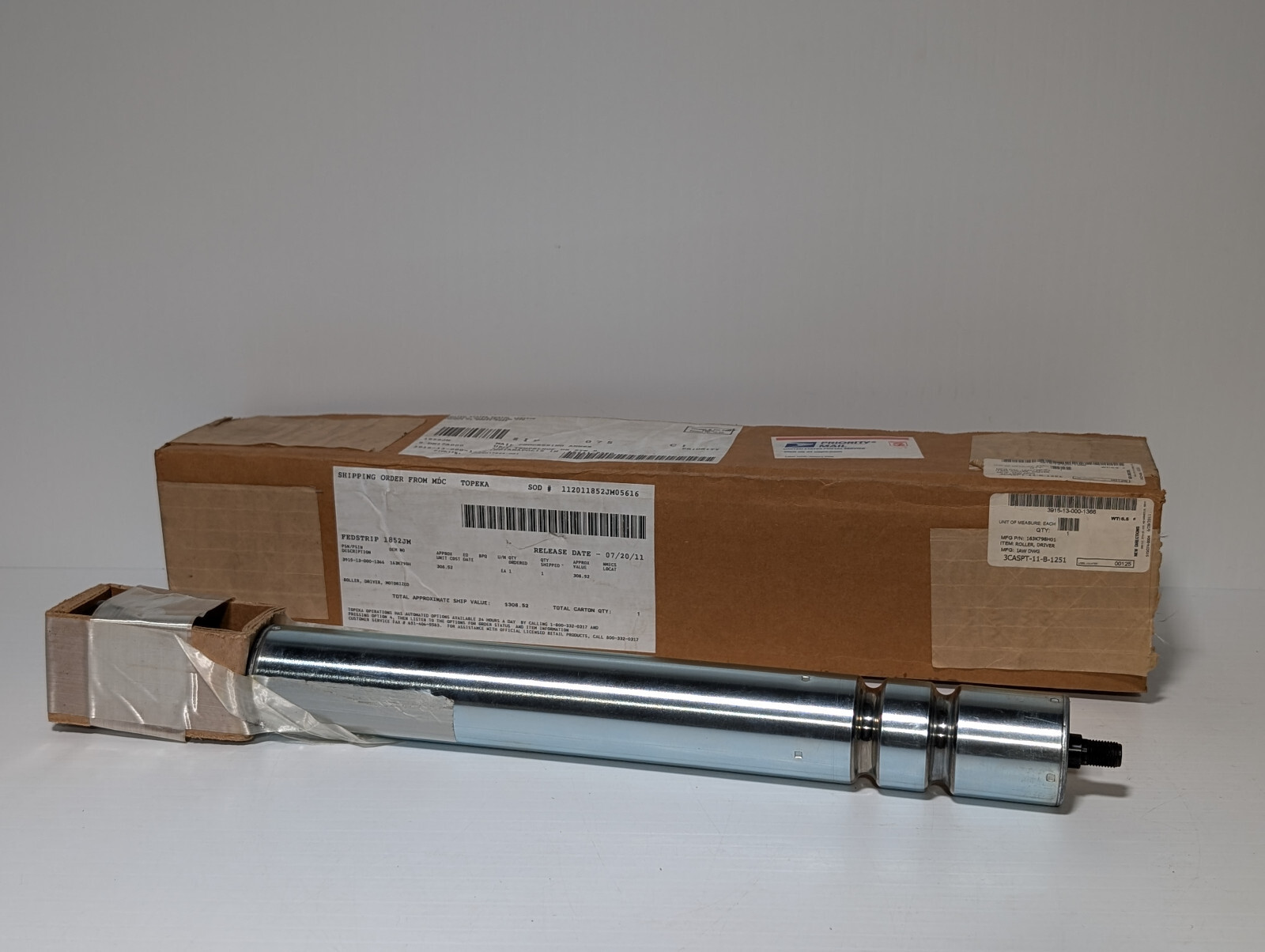 ITOH Denki Power Moller, Motorized Conveyor Driver 163K798H01, 3915-13-000-1366