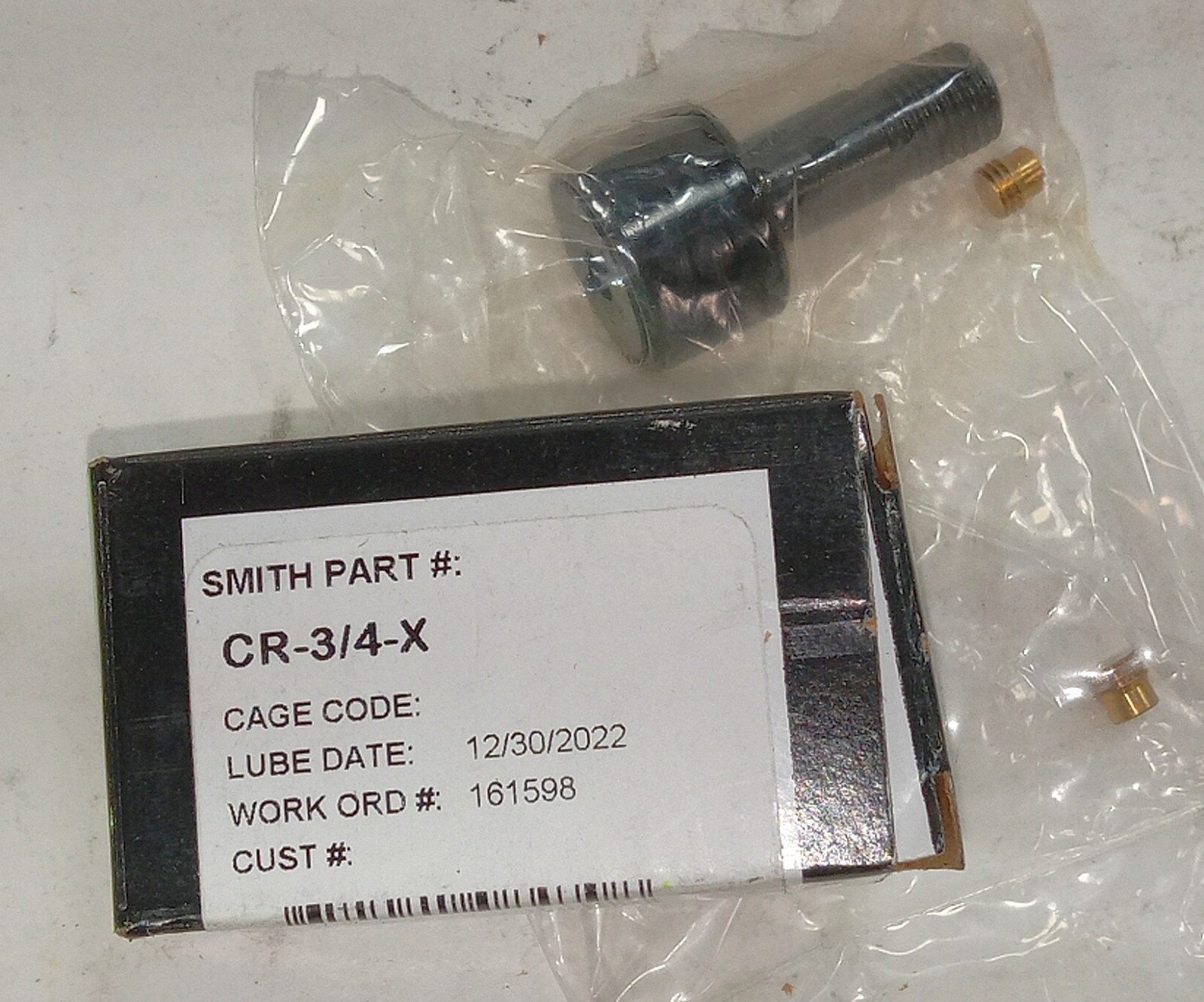 1 NEW ABC SMITH CR-3/4-X FLAT CAM FOLLOWER BEARING NIB ***MAKE OFFER***