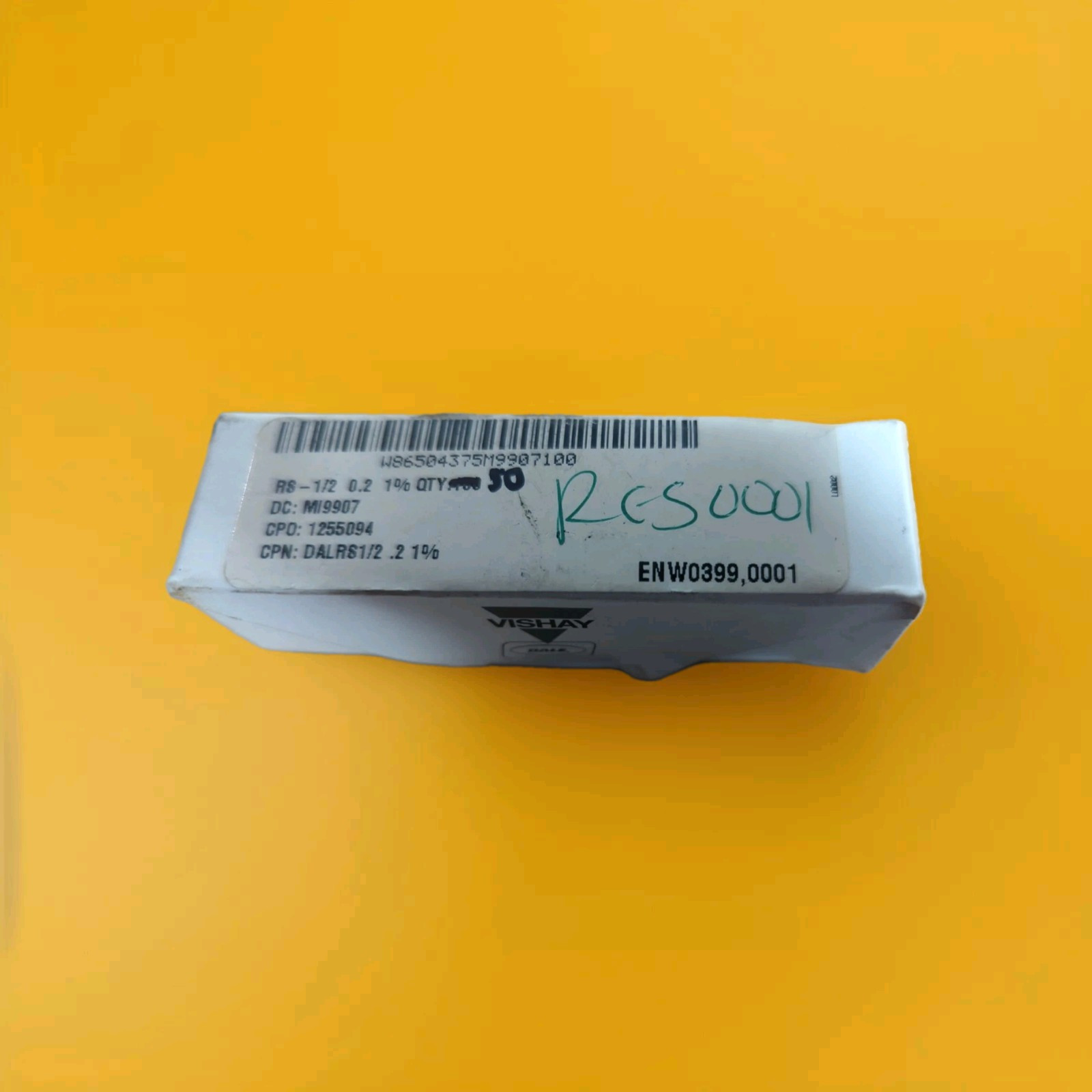 Qty 50 Vishay Dale Resistor RS-1/2 0.2 OHM 1% – New Open Box –