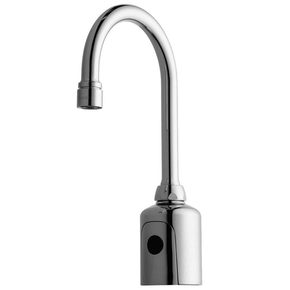 CHICAGO FAUCETS 116.213.AB.1 Gooseneck,Chrome,Chicago Faucets,0.5gpm 5UTP3