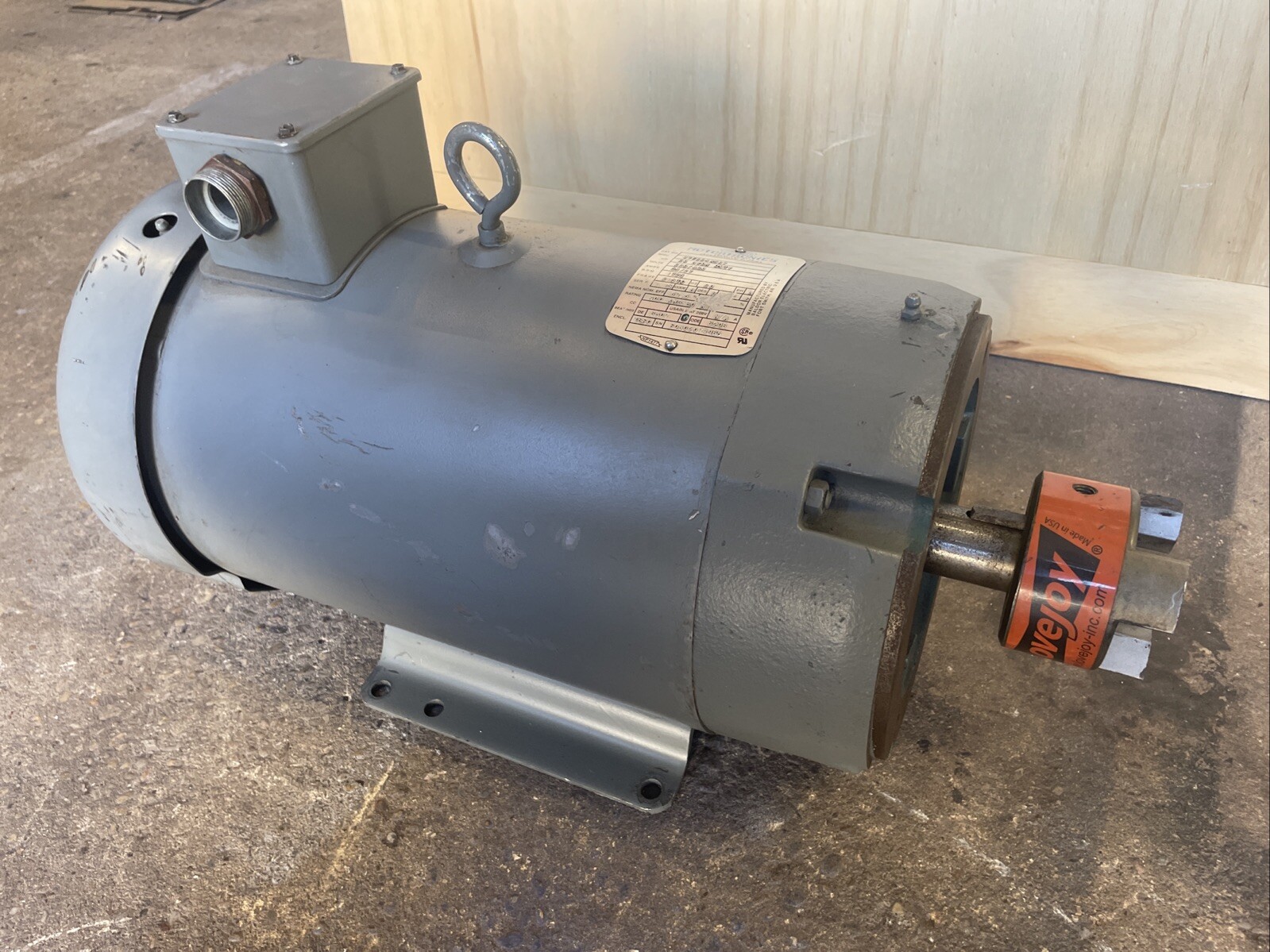 BALDOR/MOTORTRONICS 37F224X507 20 HYDR DUTY 3Phase, 1725RPM, 54/27 Amps USA MADE