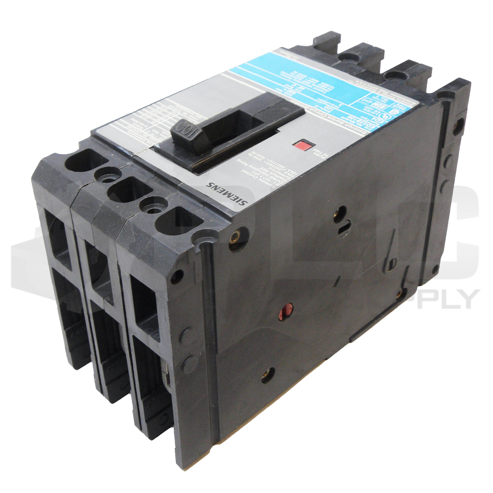 NEW SIEMENS ED43B100L MOLDED CASE CIRCUIT BREAKER 100A 480VAC 3 POLE 50/60HZ