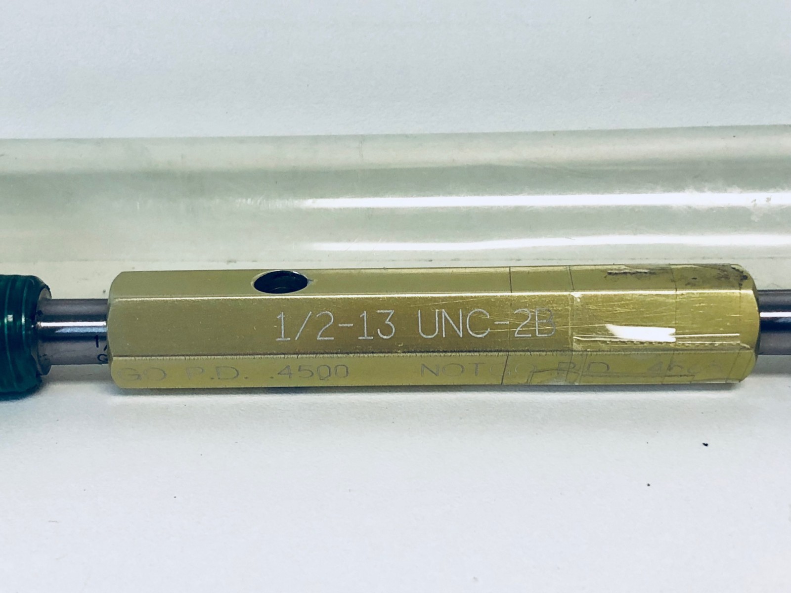 GOOD USED! VERMONT GAGE 1/2-13 UNC-2B UNC 2B GO NO GO GAGE .4500 / .4565 A403