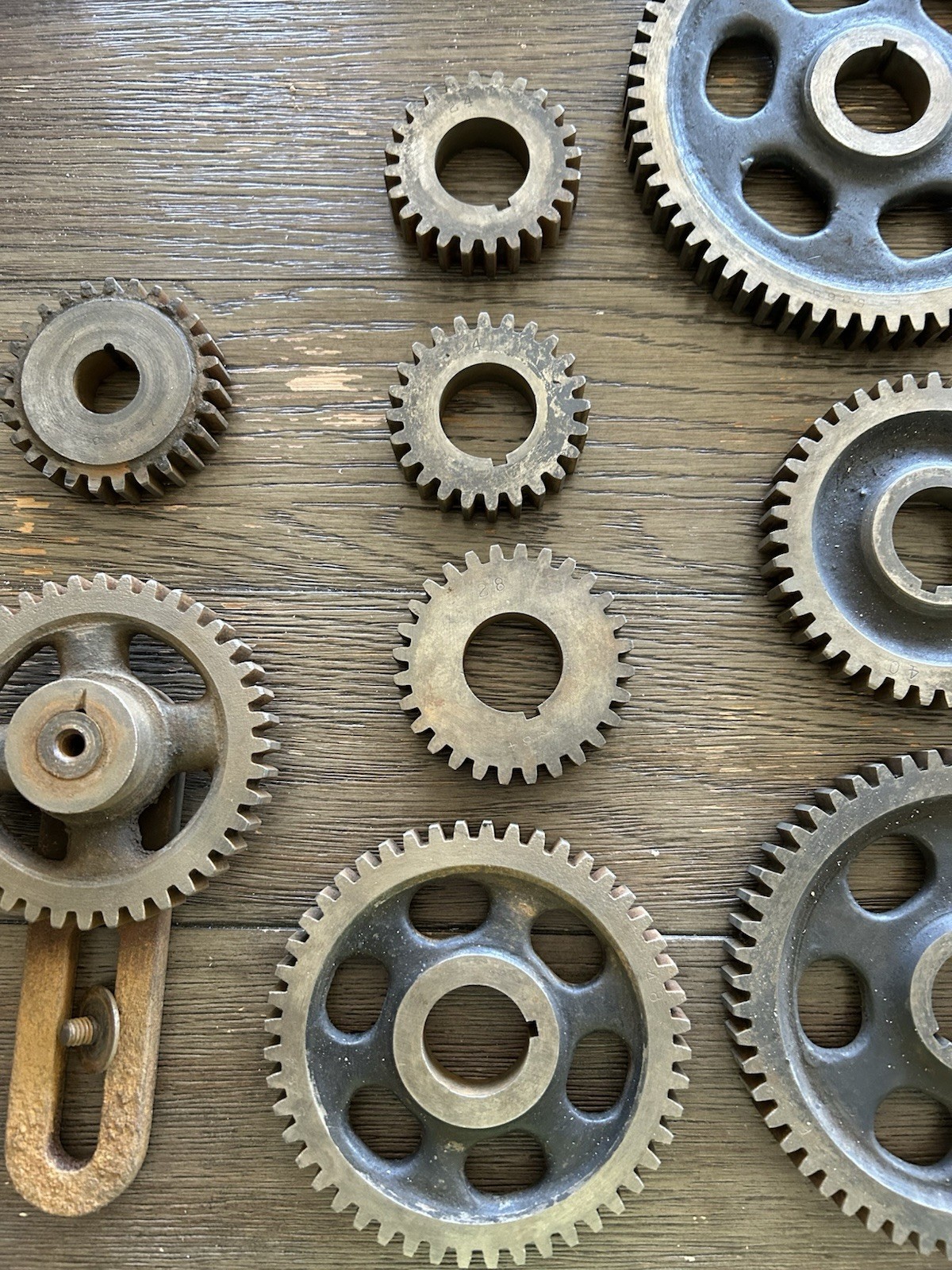 Vintage Lathe / Milling Machine Change Gear Set 1-1/4″ Bore & Two Other Gears